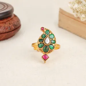 Sakhi Kundan Ring