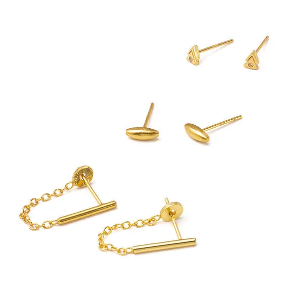 Scout Curated Wears | Refined Stud Trios