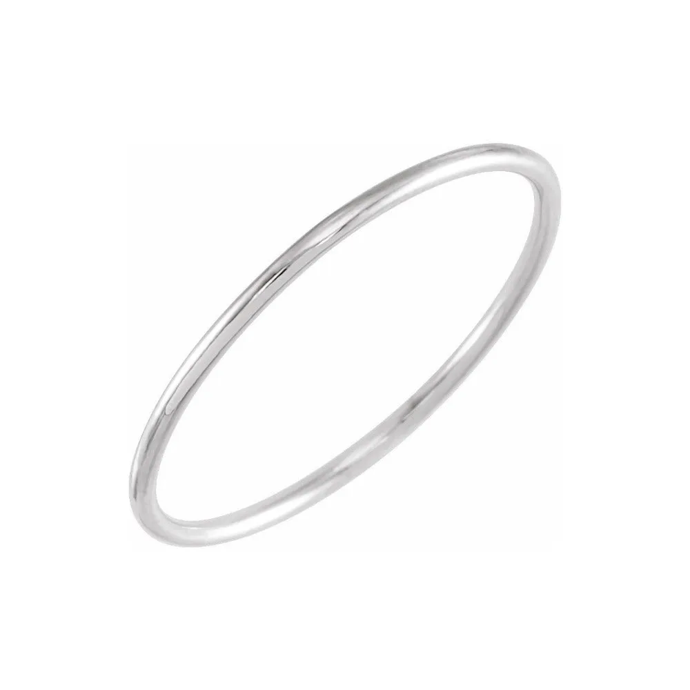 Skinny Knuckle Ring Dainty Stackable Ring Size 3 - 8