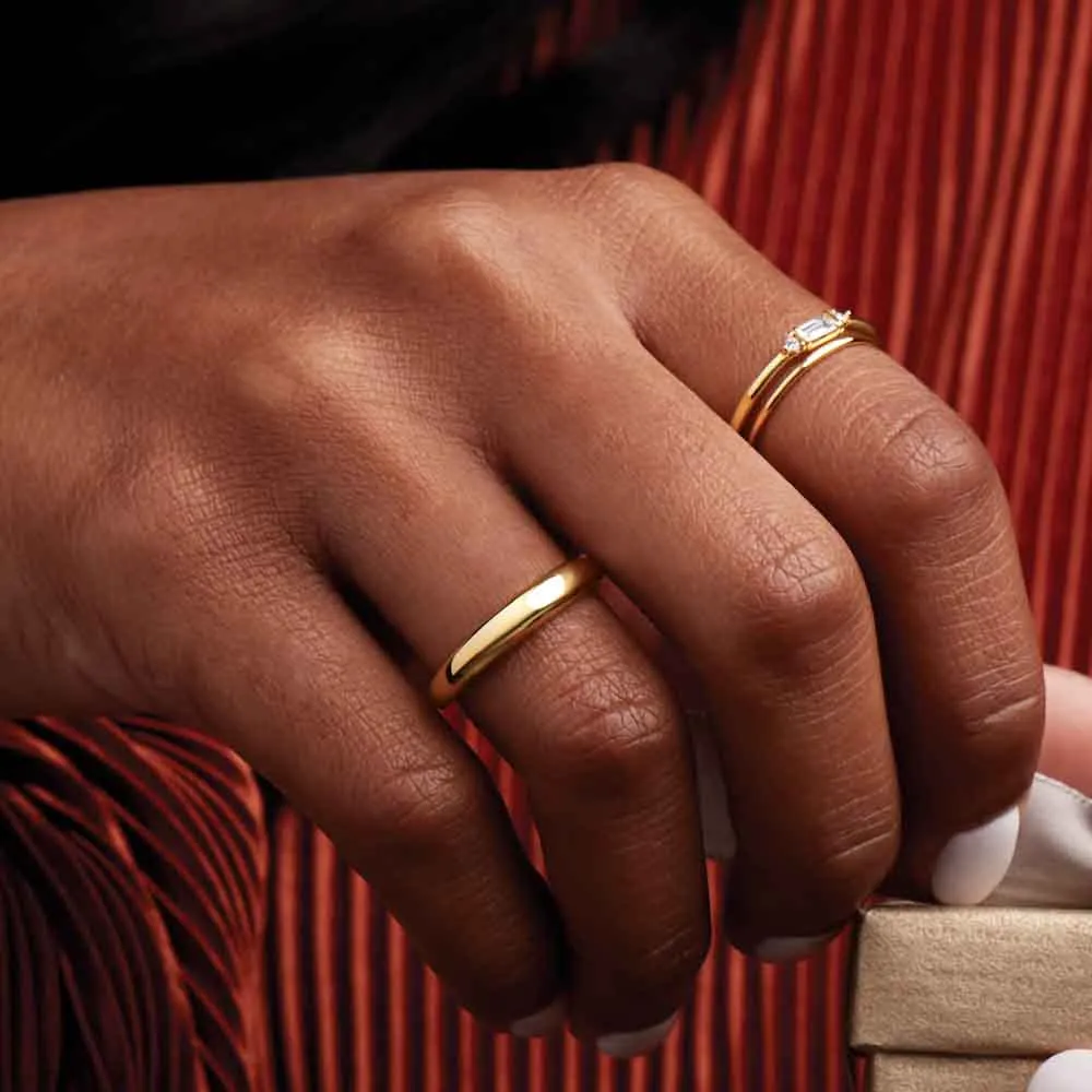 Skinny Knuckle Ring Dainty Stackable Ring Size 3 - 8