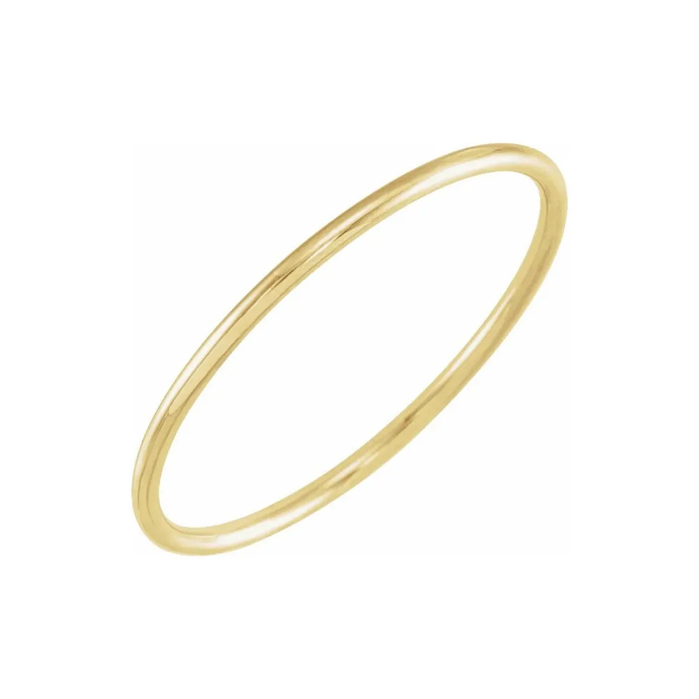 Skinny Knuckle Ring Dainty Stackable Ring Size 3 - 8