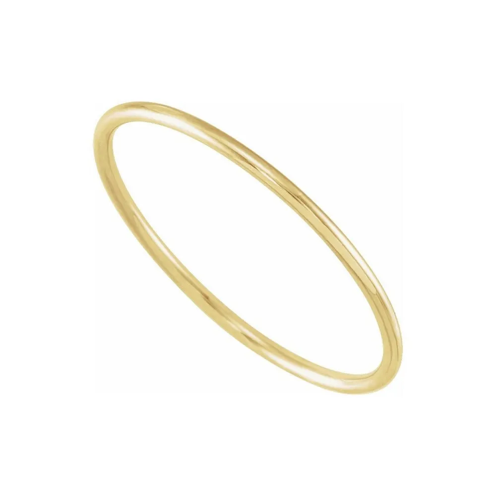 Skinny Knuckle Ring Dainty Stackable Ring Size 3 - 8