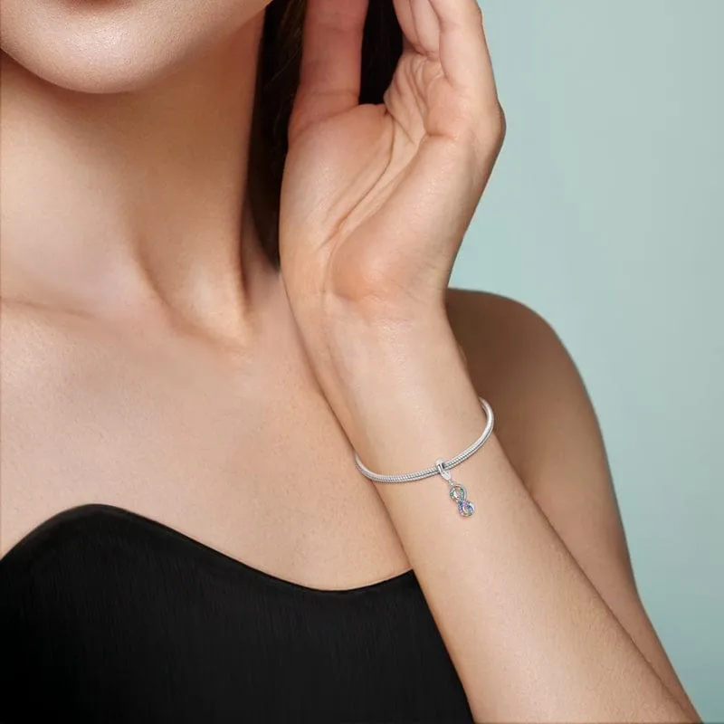 Sparkling Infinity Dangle Charm