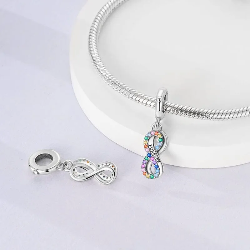 Sparkling Infinity Dangle Charm