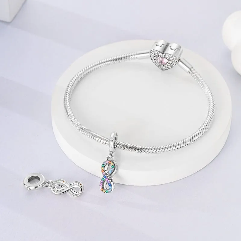 Sparkling Infinity Dangle Charm