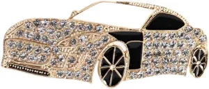 Sports Car Brooch Pins for Women, Gold Car Brooch Pin, Cute Car Brooch Lapel Pin, Bohemian Sports Car Brooches Pins for Women Hat Bag Suit Dress Accessories Jewelry