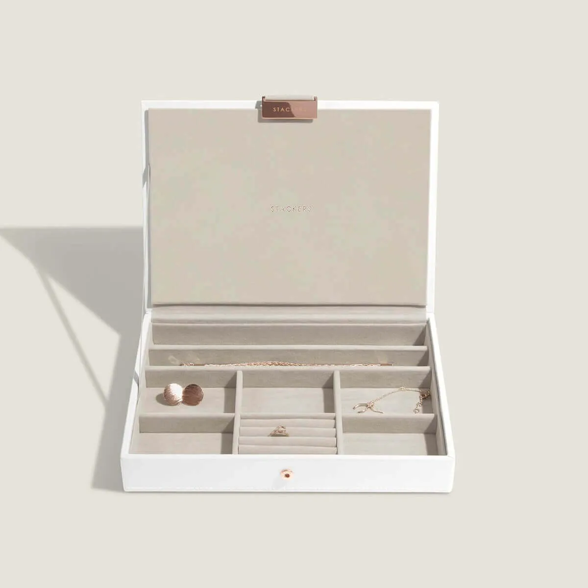 Stackers Classic Jewellery Box (Lid) - White