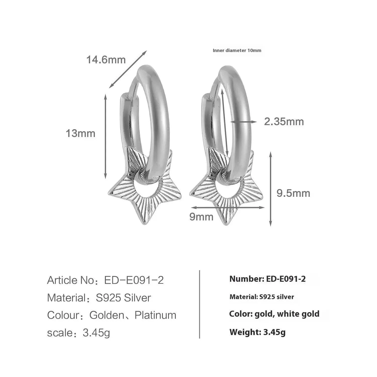 Star Luxury Earrings
