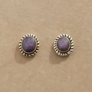 Star Ruby Earrings