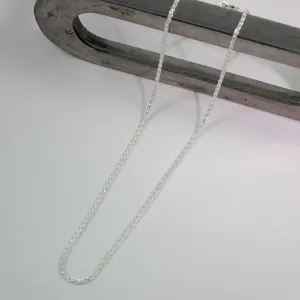 Sterling Silver Wheat Chain (2.0mm) 50cm