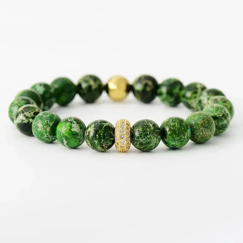 Stylish Natural Stone Beaded Bracelet