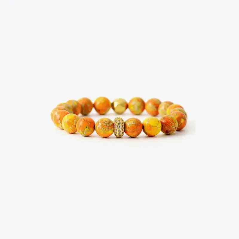 Stylish Natural Stone Beaded Bracelet
