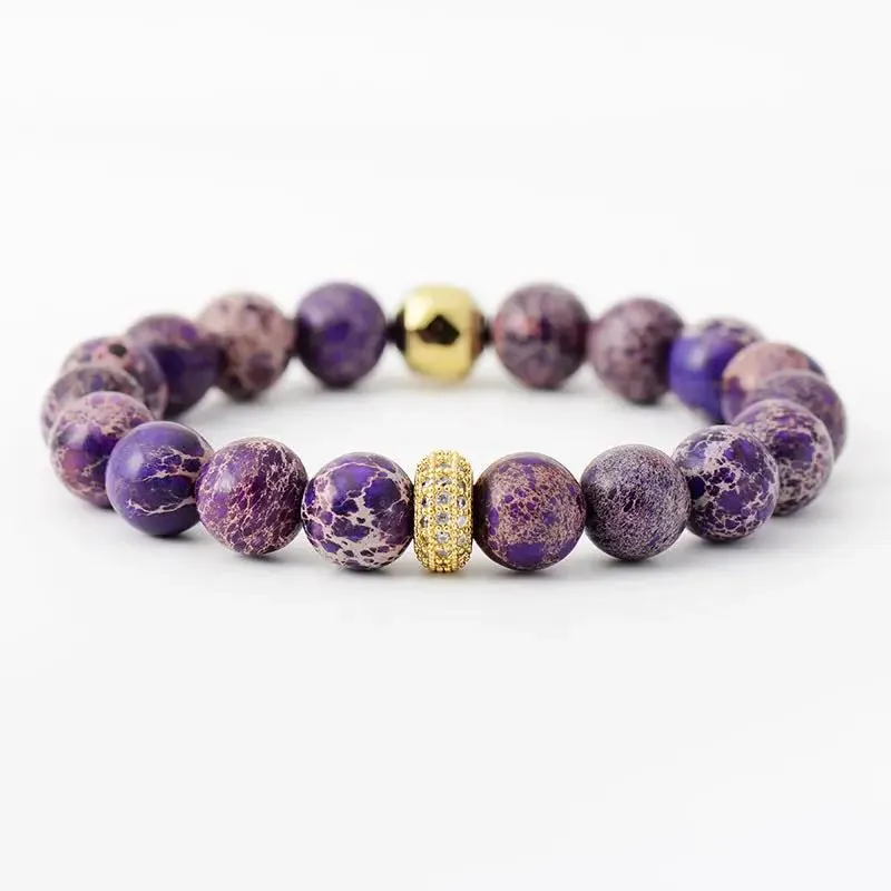 Stylish Natural Stone Beaded Bracelet
