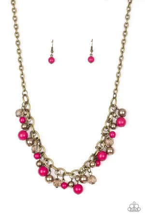 The GRIT Crowd- Pink Necklace