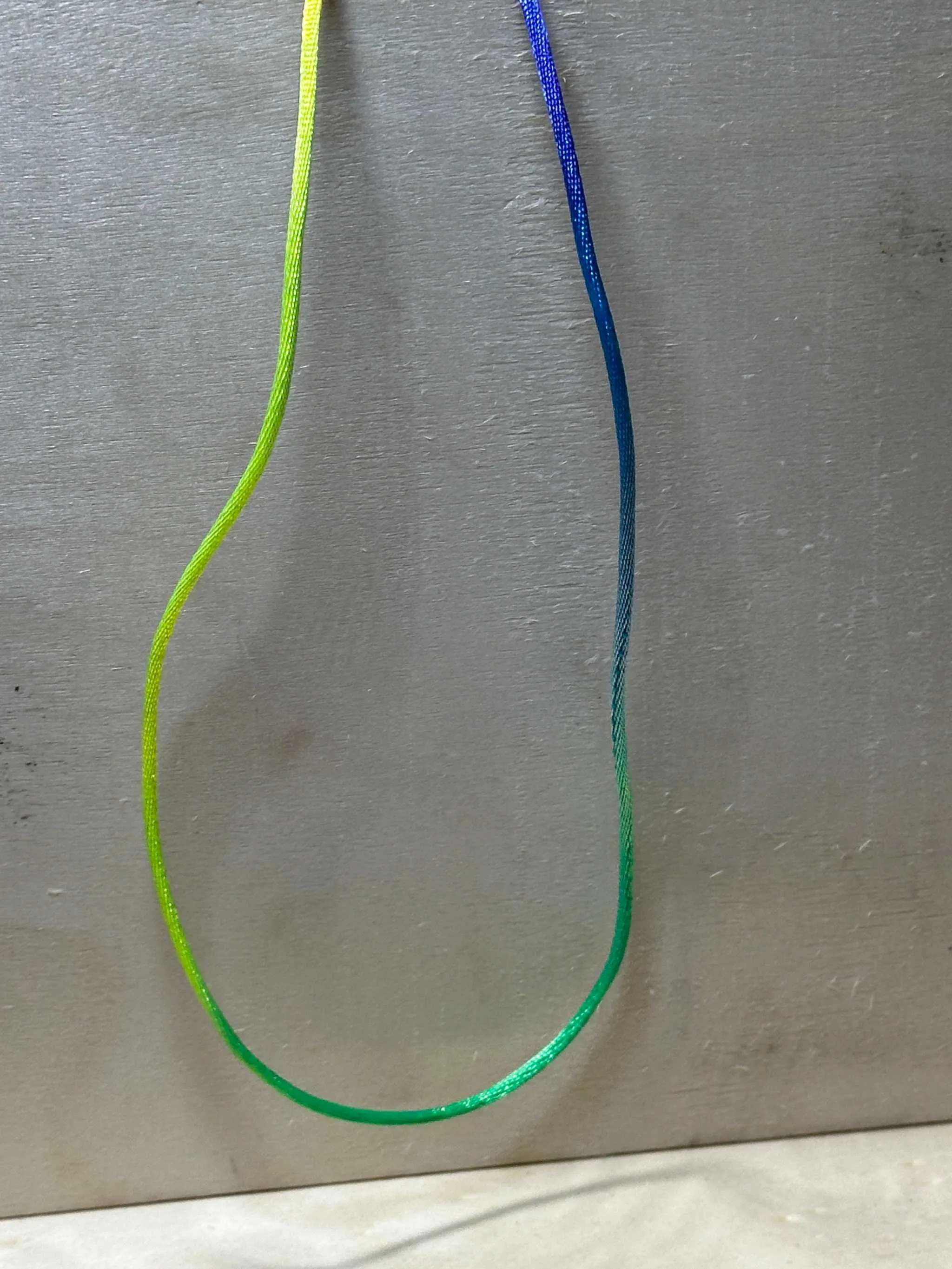 Tie-Dye Rainbow Cords for Necklace