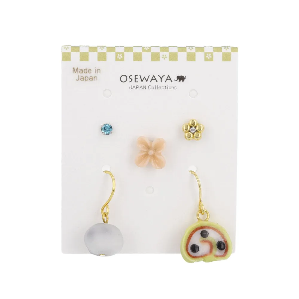 Wagashi Toy Earring Set