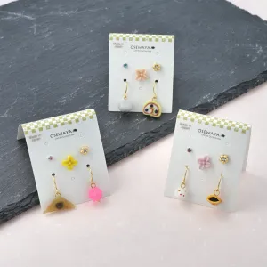 Wagashi Toy Earring Set