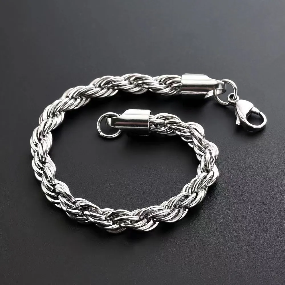Wholesale Retro and stylish titanium twist bracelet
