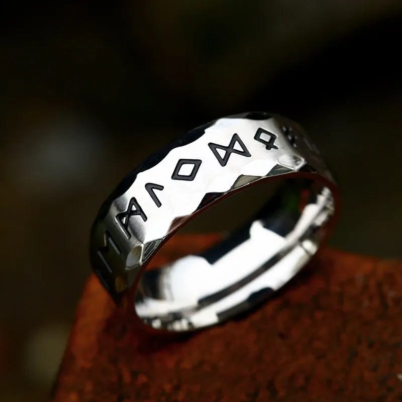 Wholesale Stainless Steel Vintage Simple Rings