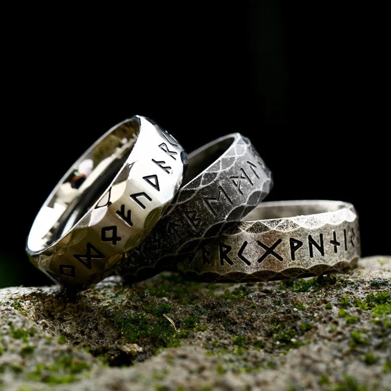 Wholesale Stainless Steel Vintage Simple Rings